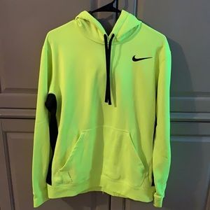 Neon Yellow Nike Hoodie